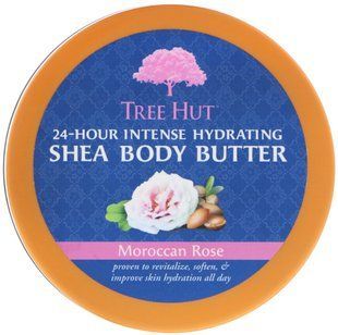 Shea butter for body for 24-hour intense hydration Moroccan rose Tree Hut 198 g