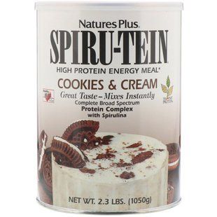 Soy protein cookies and cream Natures Plus (Protein Energy Meal) 1050 g