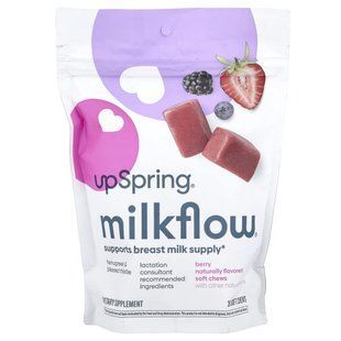 UpSpring, Milkflow&reg;, Berry, 28 Soft Chews купить в Киеве и Украине