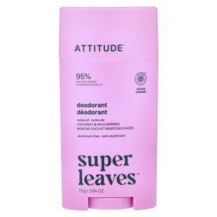 ATTITUDE, Super Leaves&trade;, дезодорант-стик, кокос и лесные ягоды, 75 г (2,64 унции) купить в Киеве и Украине