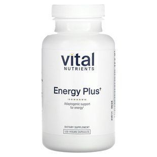 Vital Nutrients, Energy Plus, 120 Vegan Capsules купить в Киеве и Украине