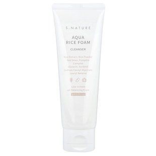 S.NATURE, Aqua Rice Foam Cleanser, 2.7 fl oz (80 ml)
