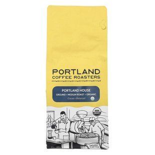 Portland Coffee Roasters, Органический кофе, молотый, средней обжарки, Portland House, 340 г (12 унций) купить в Киеве и Украине