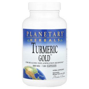 Planetary Herbals, Turmeric Gold&trade;, 500 mg, 120 Capsules