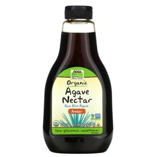 Нектар голубой агавы янтарный органик Now Foods (Agave Nectar) 660 г купить в Киеве и Украине