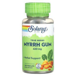 Solaray, True Herbs, камедь мирри, 620 мг, 100 капсул VegCap