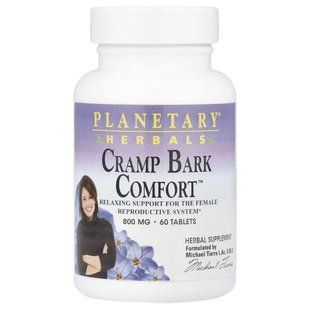 Planetary Herbals, Cramp Bark Comfort&trade;, 800 mg, 60 Tablets (400 mg per Tablet)