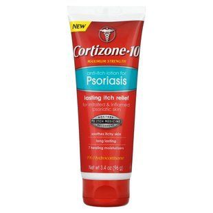 Cortizone 10, Лосьон против зуда при псориазе, максимальная сила, 3,4 унции (96 г) купить в Киеве и Украине