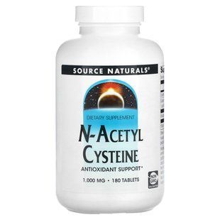 Source Naturals, N-Acetyl Cysteine, 1,000 mg, 180 Tablets купить в Киеве и Украине