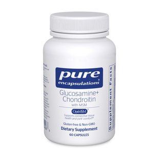 Глюкозамин Хондроитин МСМ Pure Encapsulations (Glucosamine + Chondroitin with MSM) 60 капсул купить в Киеве и Украине