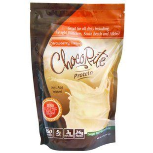 Protein ChocoRight, strawberry cream, HealthSmart Foods, Inc., 14.7 ounces (418 g)