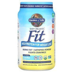 Растительный протеиновый коктейль Garden of Life (Raw Organic Fit) 922 г со вкусом ванили купить в Киеве и Украине