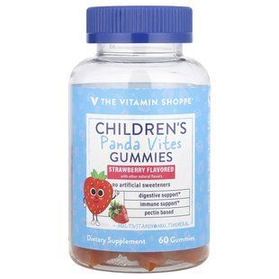 The Vitamin Shoppe, Children's Panda Vites Gummies, Strawberry, 60 Gummies купить в Киеве и Украине