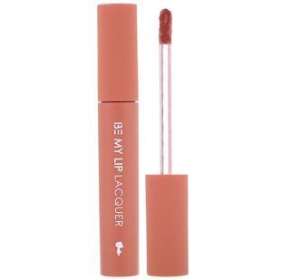 Лак для губ, відтінок 01 нюдовий бежевий, Be My Lip Lacquer, Yadah, 4 г