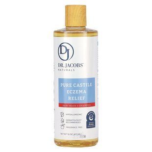 Dr. Jacobs Naturals, Pure Castile Eczema Relief, Body Wash & Shampoo, 16 oz (473 ml) купить в Киеве и Украине