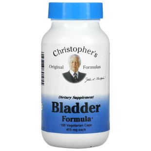 Формула для мочевого пузыря Christopher's Original Formulas (Bladder Formula) 475 мг 100 капсул купить в Киеве и Украине