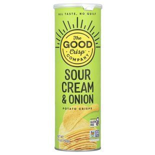 The Good Crisp Company, Картопляні чіпси, сметана та цибуля, 5,6 унції (160 г)