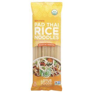 Lotus Foods, Brown Pad Thai Rice Noodles, 8 oz (227 g)