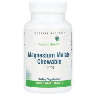 Seeking Health, Magnesium Malate Chewable, 100 mg, 100 Chewable Tablets купить в Киеве и Украине
