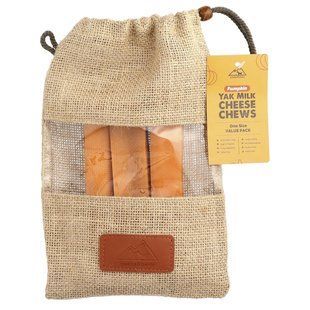 peaksNpaws, Yak Milk Cheese Chews, For Dogs, Pumpkin, 3 Chews, 10.5 oz