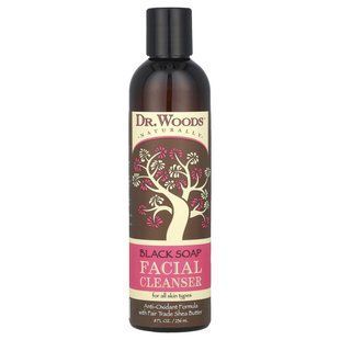 Очищающее средство для лица черное мыло Dr. Woods (Facial Cleanser) 236 мл купить в Киеве и Украине