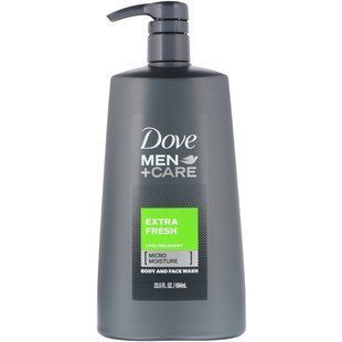 Face and body gel Extra Freshness, Men+Care, Dove, 694 ml (23.5 fluid ounces)