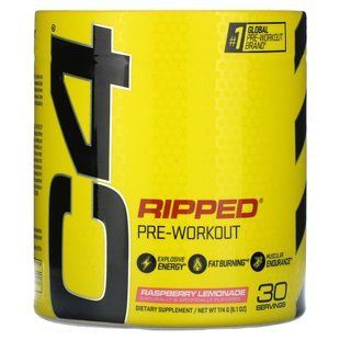 Энергетик C4 Ripped малина и лимонад Cellucor 180 г купить в Киеве и Украине