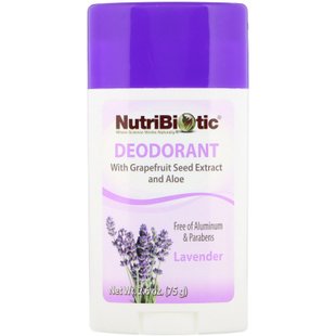 Дезодорант длительного действия с ароматом лаванды NutriBiotic (Deodorant) 75 г купить в Киеве и Украине