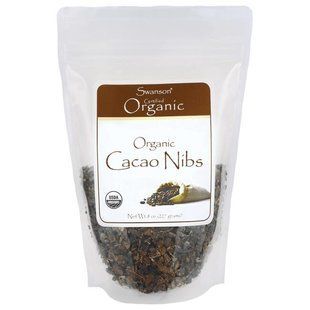 Organic Cacao Nibs, Organic Cacao Nibs, Swanson, 227 grams