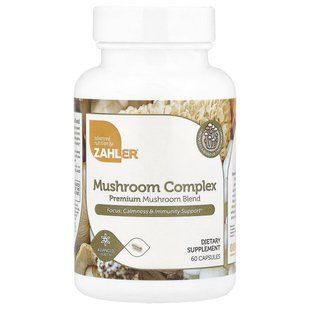 Zahler, Mushroom Complex, 60 Capsules купить в Киеве и Украине