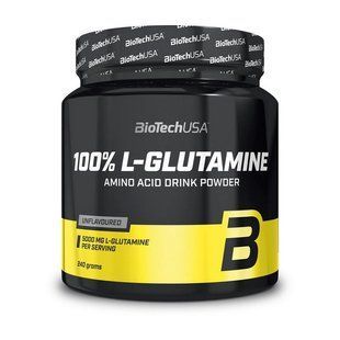 L-Глутамін BioTech (L-Glutamine) 240 г без смаку