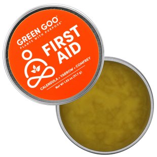 Бальзам для первой помощи, First Aid Salve, Green Goo, 51,7 г купить в Киеве и Украине