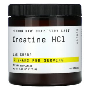 GNC, Beyond Raw, Chemistry Labs, креатин гидрохлорид, 120 г (4,23 унции) купить в Киеве и Украине