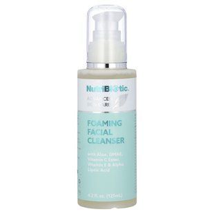 NutriBiotic, Advanced Skin Care, Foaming Facial Cleanser, 4.2 fl oz (125 ml) купить в Киеве и Украине