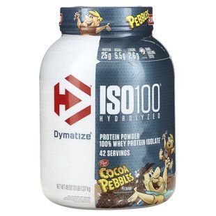100% Whey Protein Isolate, Cocoa Pebbles, Dymatize Nutrition, 1.4 kg