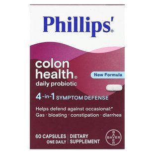 Phillips, Daily Probiotic for Colon Health, 60 Capsules