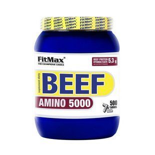 FitMax, BEEF Amino 5000, 500 tabs купить в Киеве и Украине