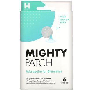 Могучий патч, Микропойнт для пятен, Mighty Patch, Micropoint for Blemishes, Hero Cosmetics, 6 патчей купить в Киеве и Украине