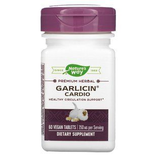 Garlic for the heart, odorless, 60 tablets