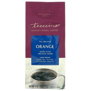 Травяная альтернатива кофе с цитрусовым ароматом без кофеина Teeccino (Herbal Coffee) 312 г купить в Киеве и Украине