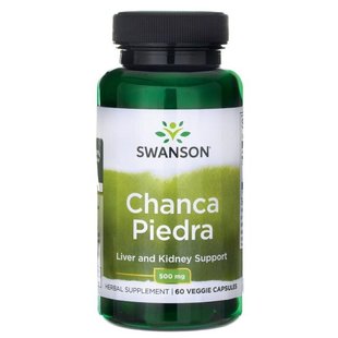 Чанка Пьедра Swanson (Chanca Piedra Phyllanthus niruri) 500 мг 60 капсул купить в Киеве и Украине