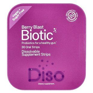 Diso, Biotic, ягодный вкус, 30 полосок для полости рта купить в Киеве и Украине