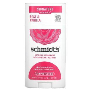 Schmidt's, Natural Deodorant, Rose & Vanilla, 2.65 oz (75 g) купить в Киеве и Украине