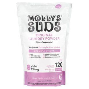 Molly's Suds, Оригинальный стиральный порошок, лотос и пион, 2,28 кг (80,25 унции) купить в Киеве и Украине