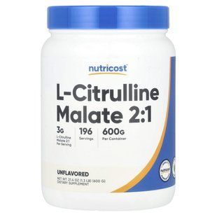 Цитрулин Малат 2 к 1 Nutricost (L-Citrulline Malate 2/1) 300 г купить в Киеве и Украине