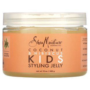 SheaMoisture, Kids Styling Jelly, Coconut & Hibiscus, 12 oz (340 g)