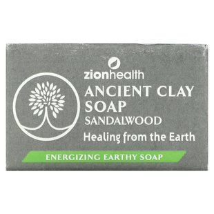Древнее глиняное мыло, сандаловое дерево, Zion Health, 6 унц. (170 г) купить в Киеве и Украине