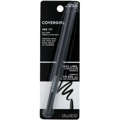 Олівець для очей, відтінок 230 чорний, Ink it! All-Day, Covergirl, 0,35 г (0,012 унції)