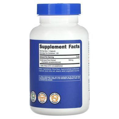 Nutricost, Goldenseal Root, 600 mg, 120 Capsules купить в Киеве и Украине