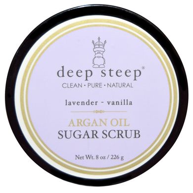 Цукровий скраб лаванда і ваніль Deep Steep (Sugar Scrub) 226 г